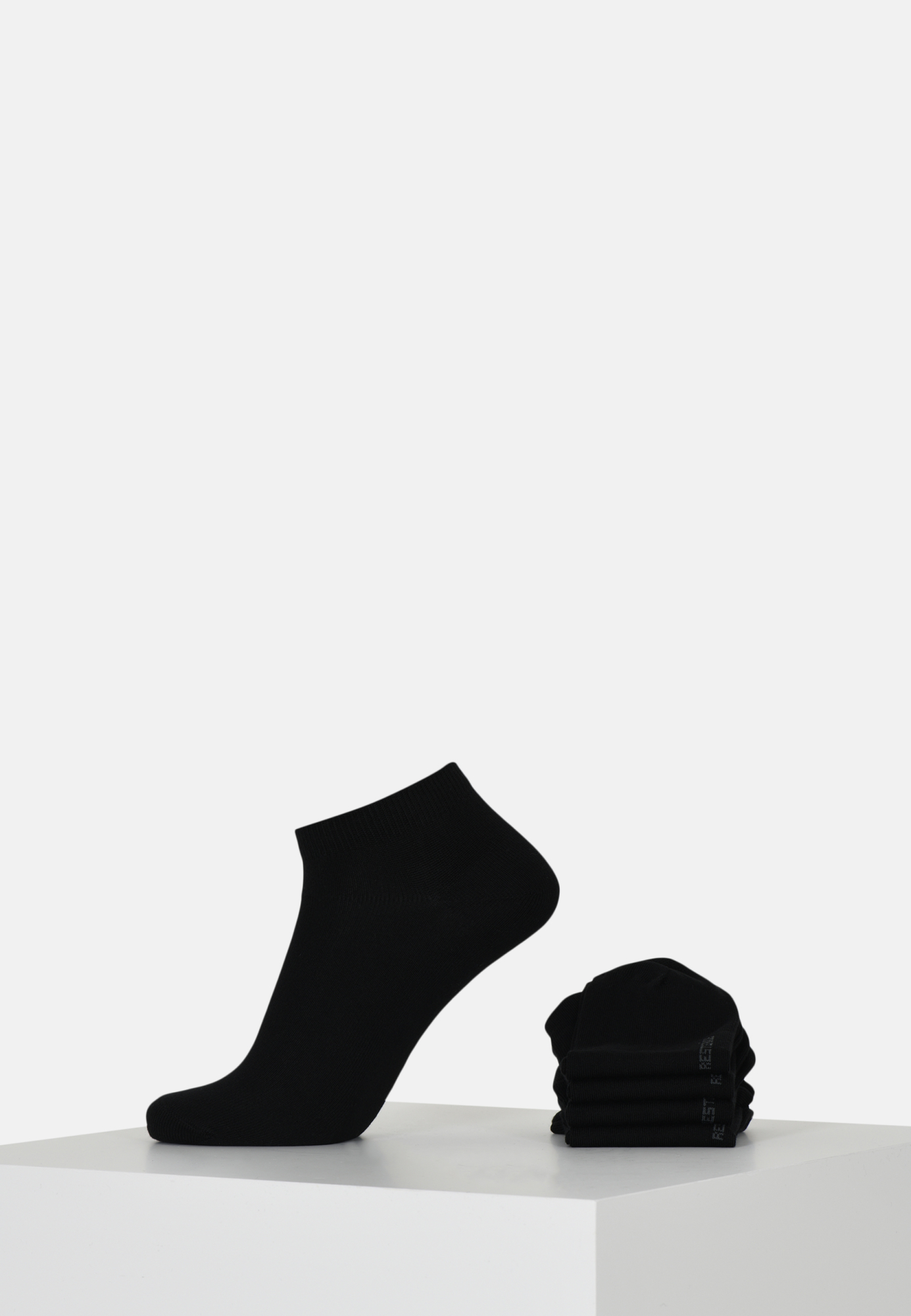 Ankle Socks Bamboo 5-pack | Black -Resteröds Ankle Socks Bamboo 5-pack | Black -Resteröds