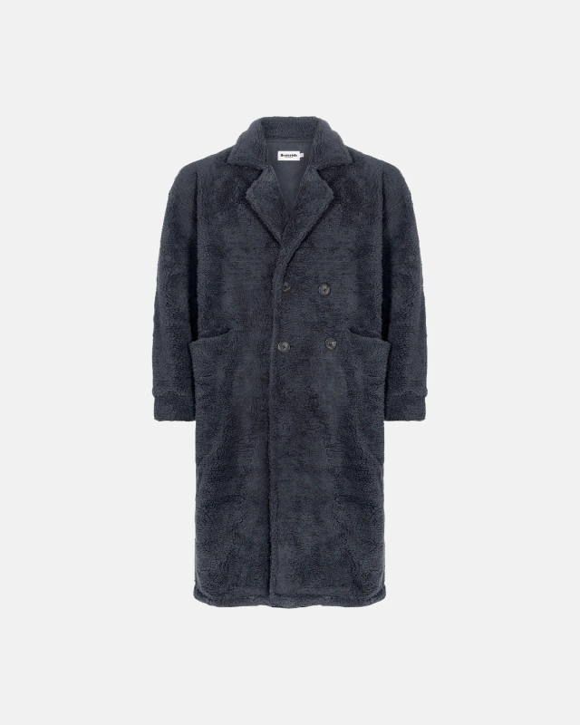 Fleece Coat | Navy -Resteröds