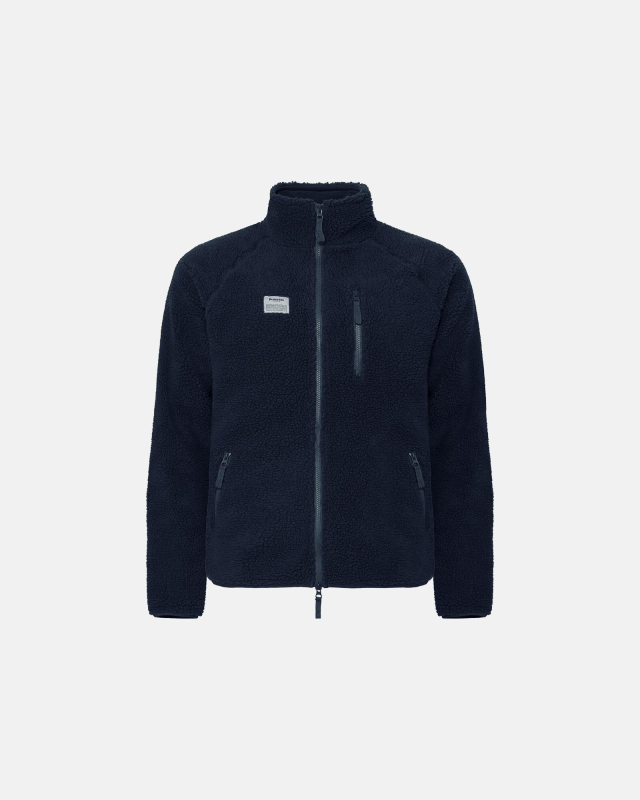Fleece Jacket Zip | Navy -Resteröds
