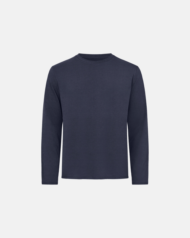 Longsleeved Tee Bamboo | Navy -Resteröds