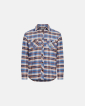 Flannel Shirt | Light Blue Check - Resteröds