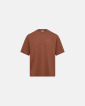 Mid sleeve t-shirt organic cotton | Brown -Resteröds