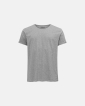 Jimmy Tee Cotton | Grey Melange -Resteröds