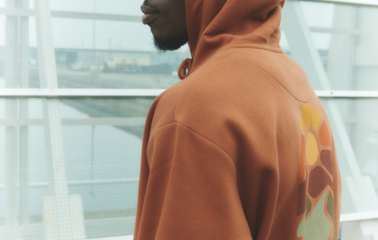 Resteröds Sleepwear - Orange Hoodie with back print