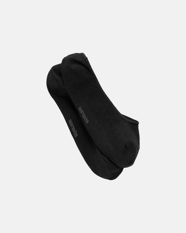 No Show Socks Bamboo 5-pack | Black -Resteröds