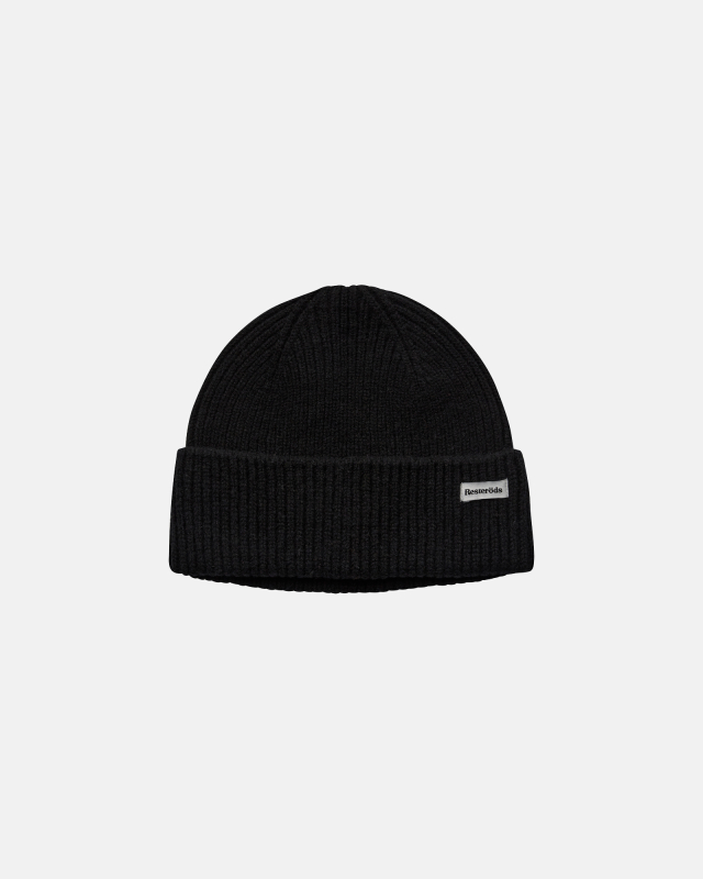 Beanie | Black -Resteröds