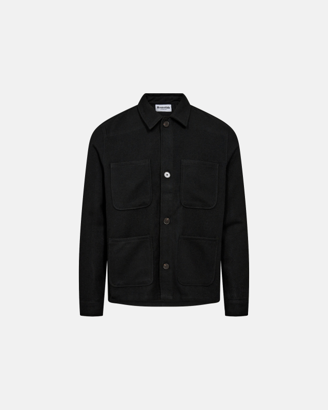 Overshirt | Black -Resteröds