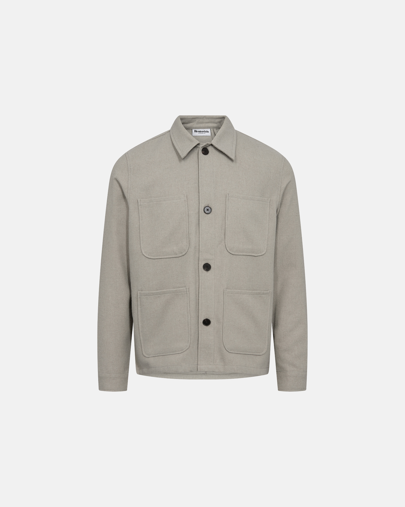 Mens grey overshirt clearance