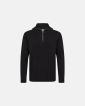 Pullover with highneck | Black -Resteröds