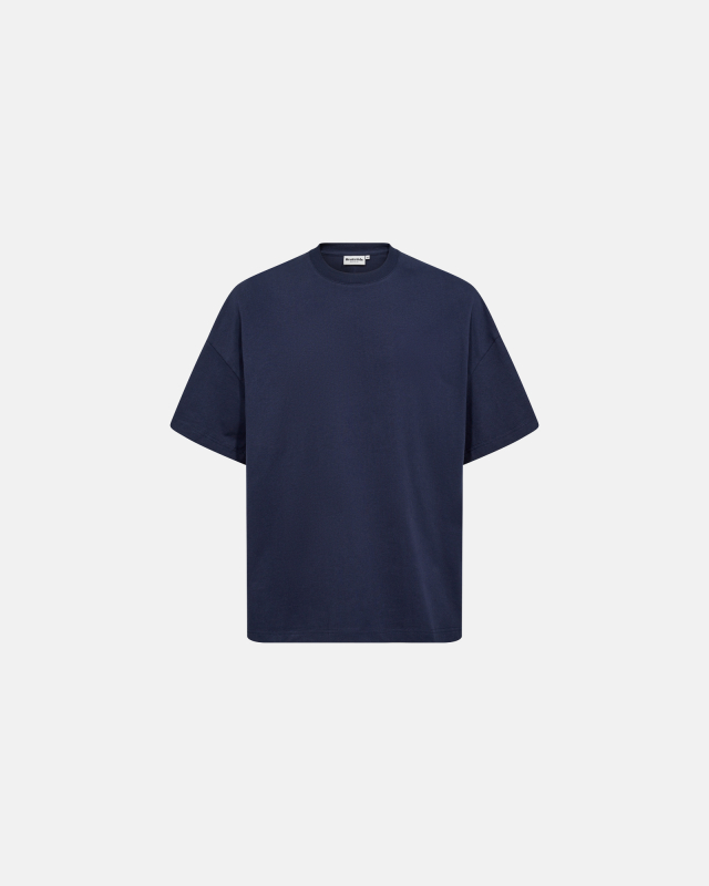 Oversize tee | Navy -Resteröds