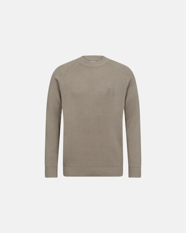 Pullover "Knitted" | Sand -Resteröds