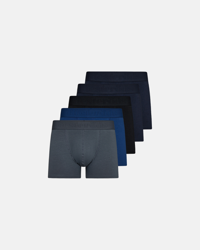 Boxers "Gunnar" GOTS cotton 5-pack | Multicolor -Resteröds