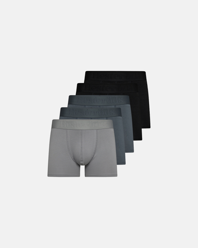 Boxer "Gunnar" Bamboo 5-pack | Multicolor -Resteröds