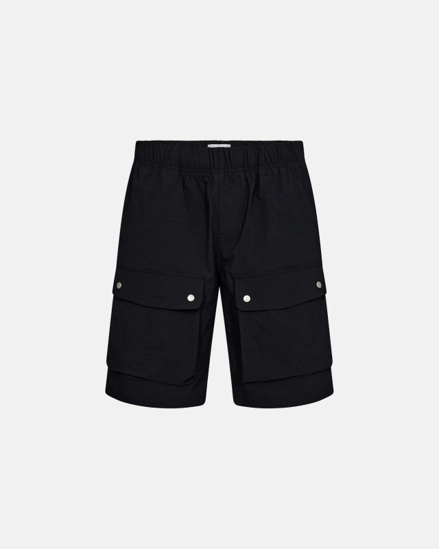Shorts "Malone" | Black -Resteröds
