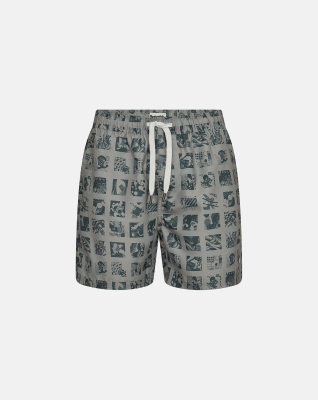 Swimshorts "Willy" | Grey/Green -Resteröds Swimshorts "Willy" | Grey/Green -Resteröds