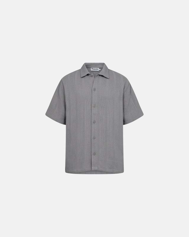Shirt shortsleeved "Kirk" | Grey -Resteröds