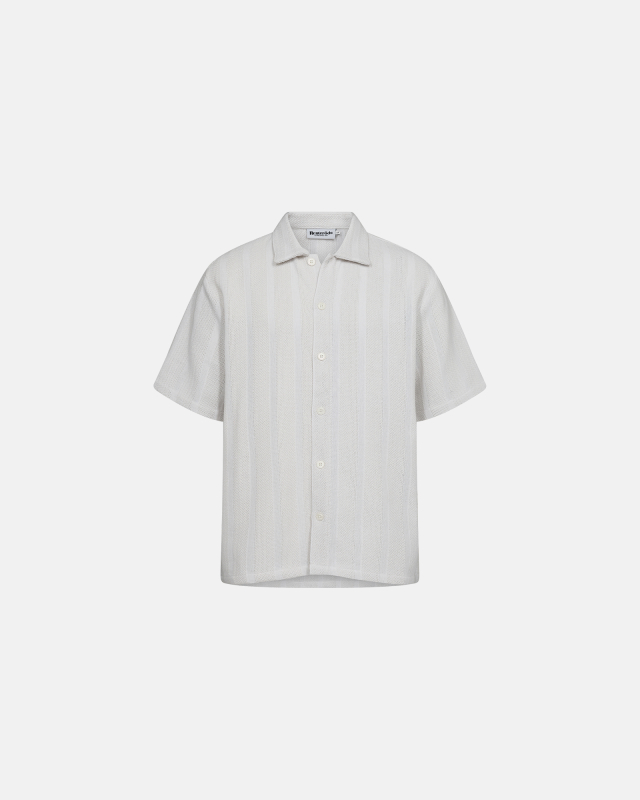Shirt shortsleeved "Kirk" | White -Resteröds