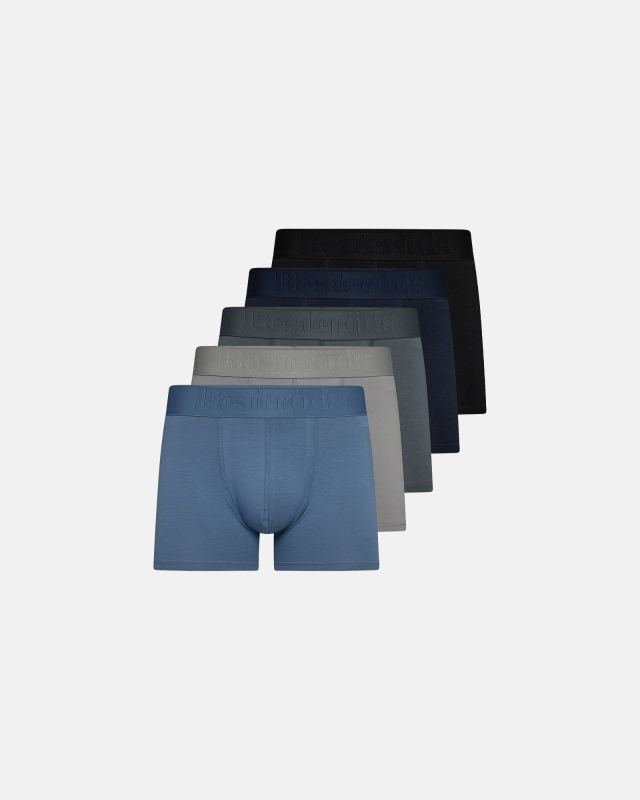 Boxer "Gunnar" Bamboo 5-pack | Multicolor -Resteröds