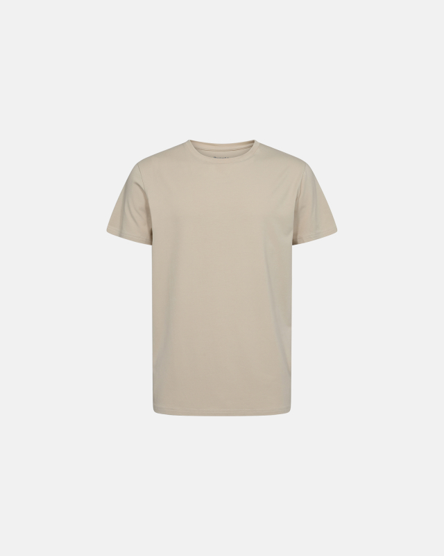 R-neck Tee Bamboo | Light Grey -Resteröds