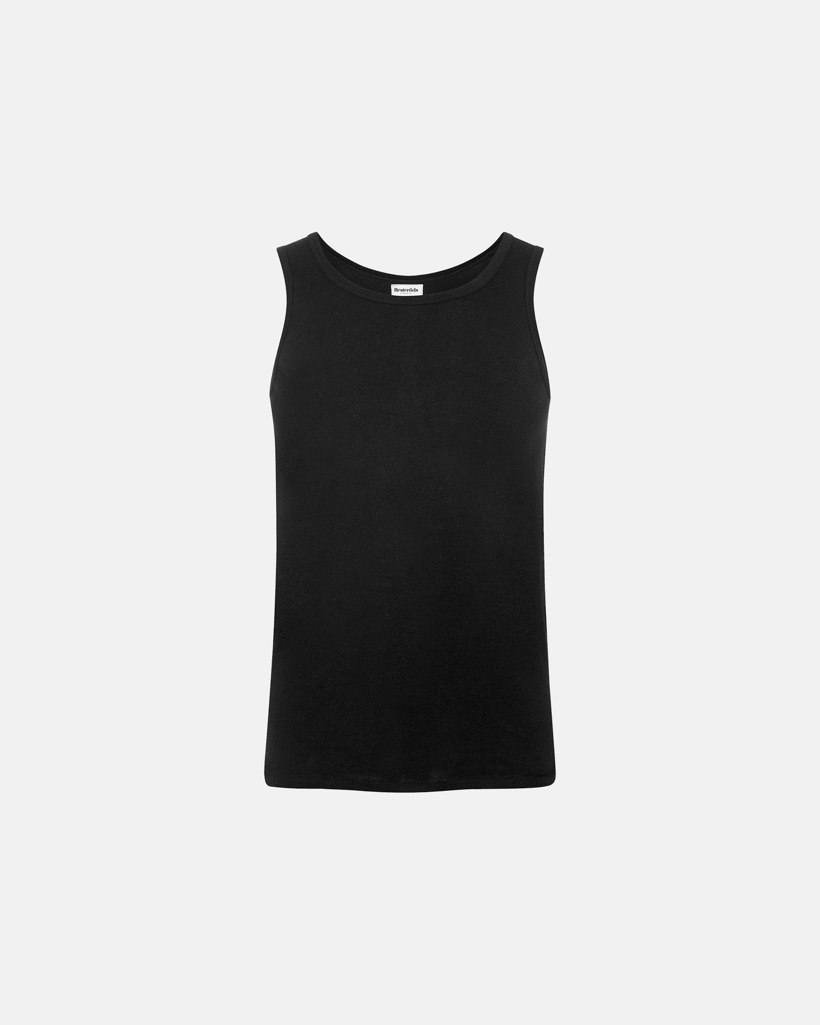 Tank Organic Cotton 2-pack | Black -Resteröds Tank Organic Cotton 2-pack | Black -Resteröds