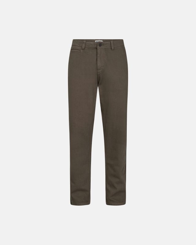 Chino 'nas' | 100% Cotton | Green -Resteröds