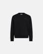 Sweatshirt with crew neck "drake" | 100% cotton | Black - Resteröds