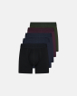 Gunnar Boxers 5-pack | Organic Cotton | Black/Blue/Red/Green - Resteröds