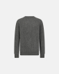 Knit Pullover 'Michael' | Wool | Gray Melange -Resteröds