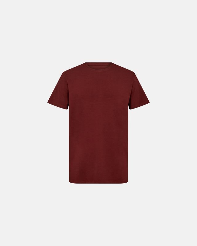 T-shirt "o-neck" | Bamboo Viscose | Red -Resteröds