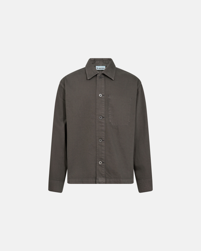 Overshirt 'Armstrong' | 100% Cotton | Gray -Resteröds