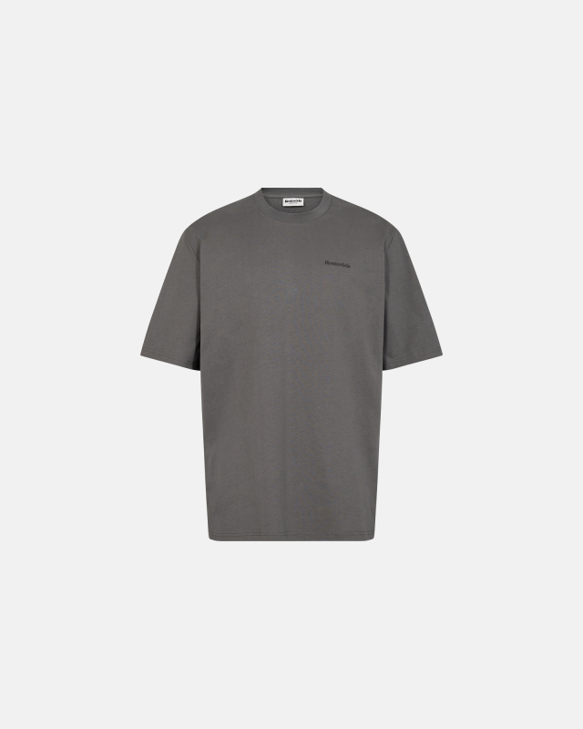 T-shirt with print "tas" | 100% cotton | Gray -Resteröds