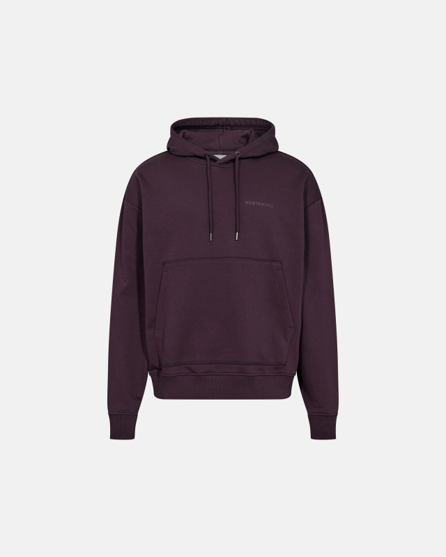 Sweatshirt with Hoodie "jay" | 100% Cotton | Purple -Resteröds
