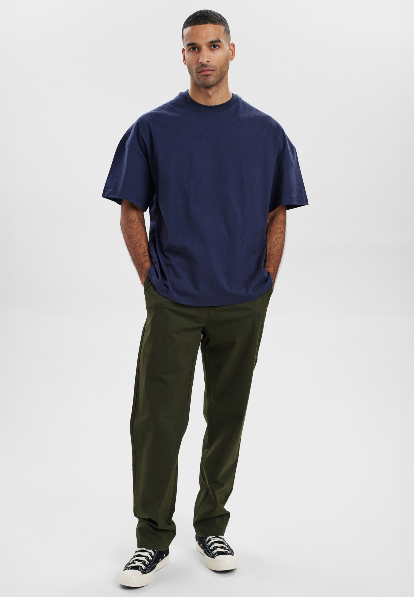 Oversize tee | Navy -Resteröds Oversize tee | Navy -Resteröds