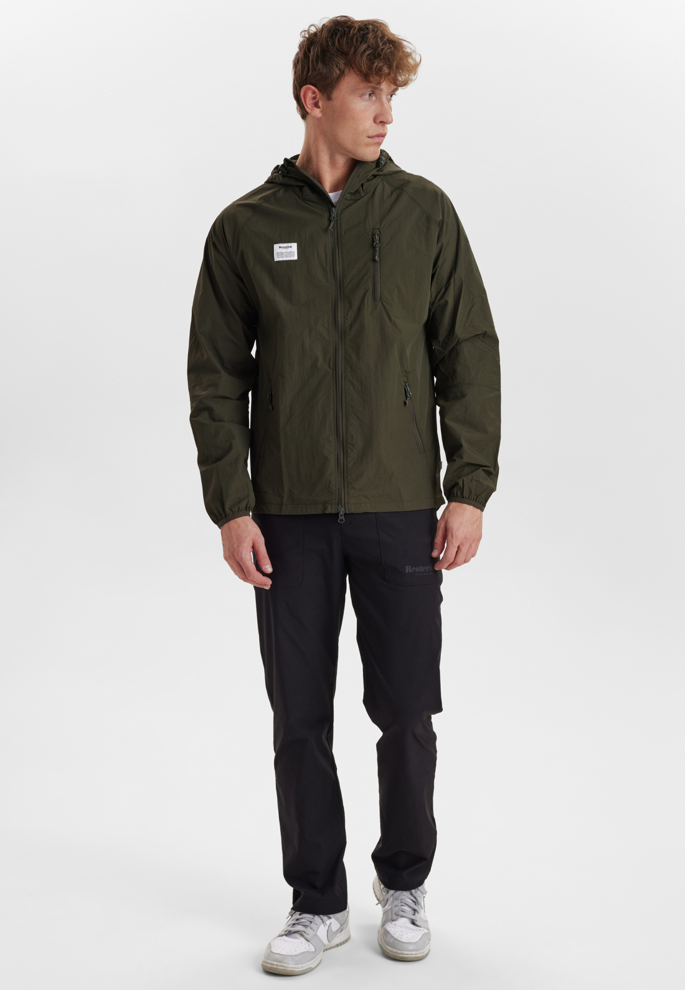 Windbreaker Jacket Lightweight | Army -Resteröds Windbreaker Jacket Lightweight | Army -Resteröds