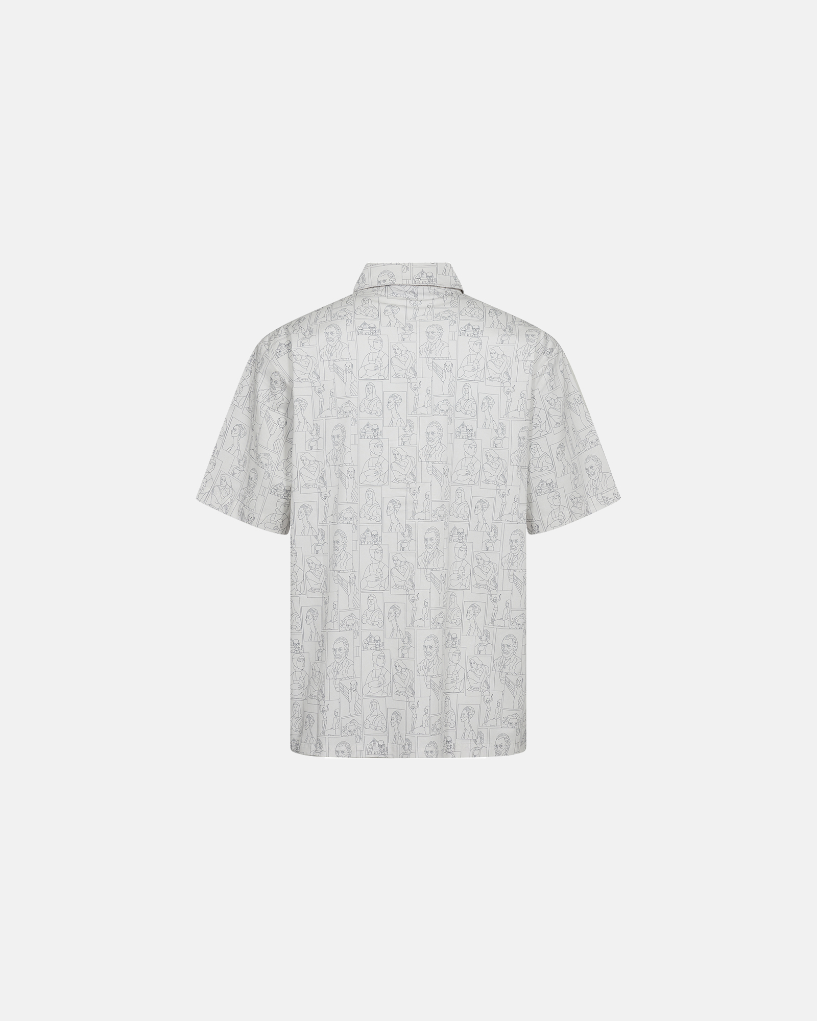 Shirt shortsleeved "Ron" | White print -Resteröds Shirt shortsleeved "Ron" | White print -Resteröds