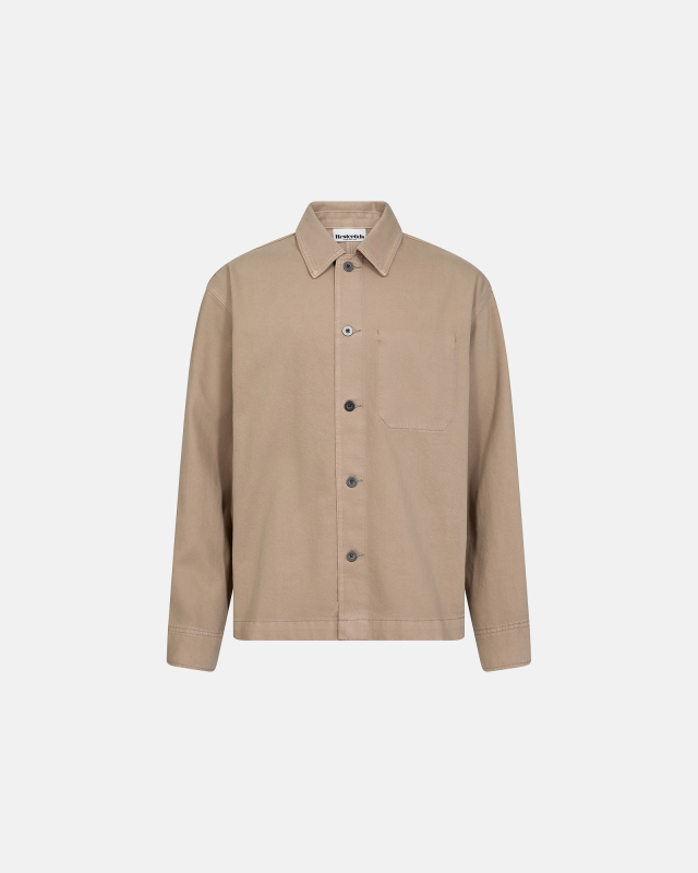 Overshirt "Armstrong", 100% Cotton, Sand