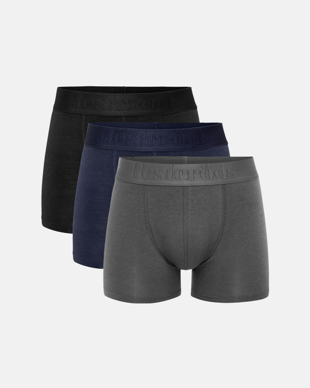 Boxers "Gunnar" Bamboo 3-pack | Multicolor -Resteröds