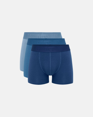 Boxers "Gunnar" Bamboo 3-pack | Blue -Resteröds Boxers "Gunnar" Bamboo 3-pack | Blue -Resteröds