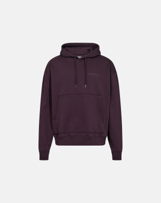 Sweatshirt with Hoodie "Jay", 100% Cotton, Purple Sweatshirt with Hoodie "Jay", 100% Cotton, Purple