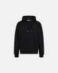 Sweatshirt with hoodie "jay" | 100% cotton | Black - Resteröds
