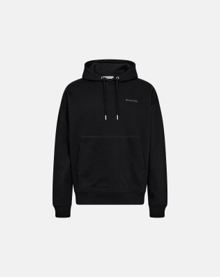 Sweatshirt With Hoodie "Jay", 100% Cotton, Black Sweatshirt With Hoodie "Jay", 100% Cotton, Black