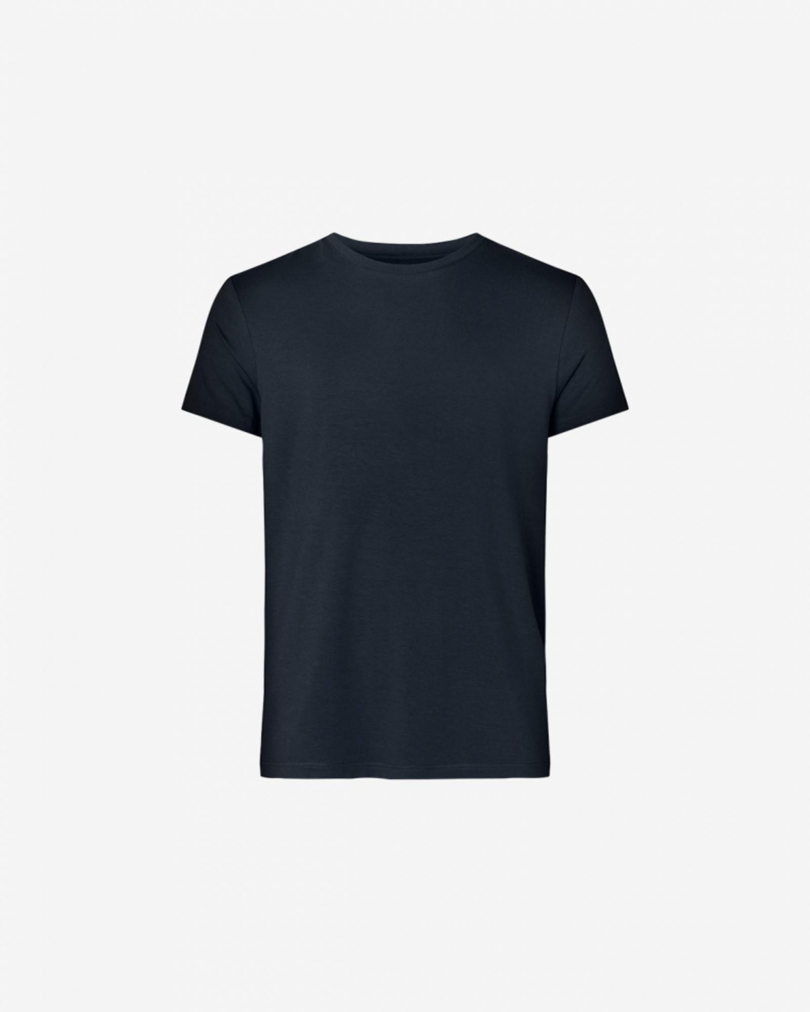 R-neck Tee Bamboo | Navy -Resteröds R-neck Tee Bamboo | Navy -Resteröds