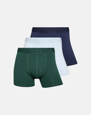 Boxers 'gunnar' 3-pack | Bamboo viscose | Blue/navy/green -Resteröds Boxers 'gunnar' 3-pack | Bamboo viscose | Blue/navy/green -Resteröds