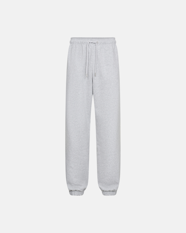 Sweatpants "Paul", 100% Cotton, Light Grey Melange