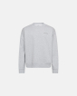 Crew neck sweatshirt "Drake" | 100% cotton | Light grey melange -Resteröds