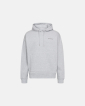 Sweatshirt with hood 'Jay' | 100% Cotton | Light grey melange -Resteröds