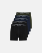 Boxers 'Kalle' 5-pack | Bamboo viscose | Black/navy/green -Resteröds