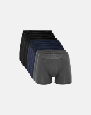 Boxers Bamboo 10-pack - Regular leg, Multicolor Boxers Bamboo 10-pack - Regular leg, Multicolor