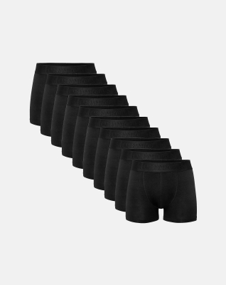 Boxers Bamboo 10-pack - Regular leg, Black Boxers Bamboo 10-pack - Regular leg, Black