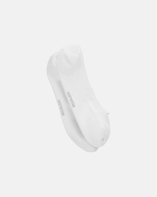 No Show Socks Bamboo 5-pack, White No Show Socks Bamboo 5-pack, White